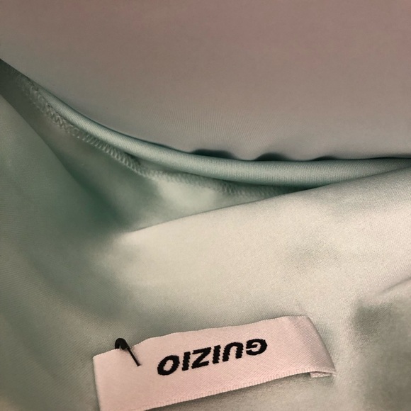 Guizio Buckle Slip Dress in Mint - Picture 6 of 6